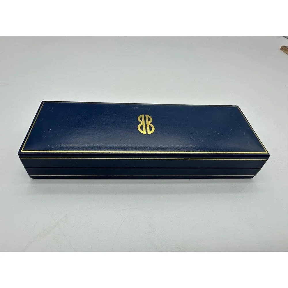 Bill Blass‎ Manhattan Pen and Pencil Set Blue Gold Tone Vintage 231-2 Boxed